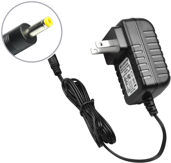 Wall Charger Power Supply Cord for Portable DVD Player, AC-DC Mains Adapter, Compatible with UEME/HDJUNTUNKOR