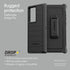 OtterBox S22 Packaging Defender Series Case for Samsung Galaxy Ultra (Only) - Holster Clip Included - Microbial Defense
