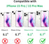 Designed for iPhone 15 Pro and iPhone 15 Pro Max Camera Lens Protector, Anti-Scratch Tempered Glass Camera Screen Protector Shockproof Full Protective Camera Cover Case Friendly Lens Cover-Black