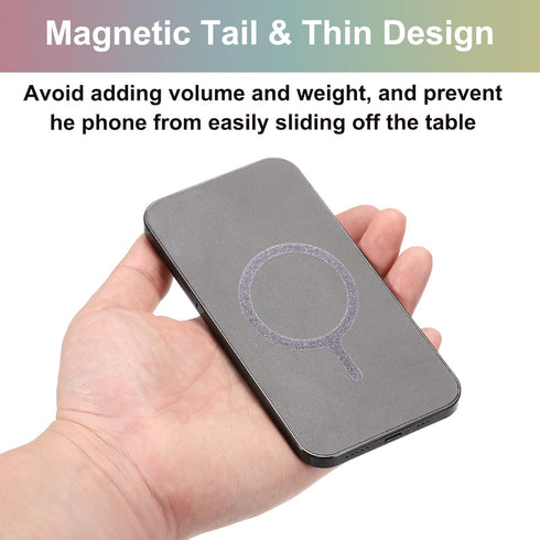 uxcell 3Pcs Magnetic Adapter Ring, Magnetic Sticker Ring Metal Universal Magnet Wireless Charging Conversion Kit