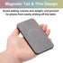 uxcell 3Pcs Magnetic Adapter Ring, Magnetic Sticker Ring Metal Universal Magnet Wireless Charging Conversion Kit