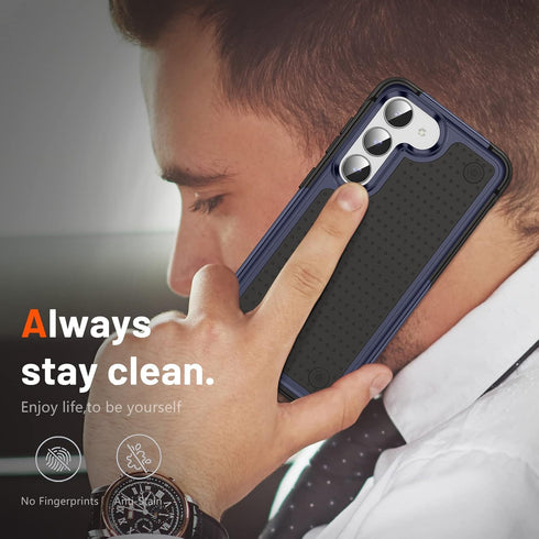 Samsung Galaxy S23 Plus Case, Blue Military Grade Drop Protective Rugged Cover for Galaxy S23+ Phone