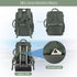 Backpack 17 Inch Backpack Sinaliy Large Expandable Travel for Men and Women, Laptop, Waterproof, Casual, College
