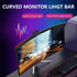 3 (3200k, 4500k, 6900k), Dimmable Diyeeni Curved Monitor Light Bar with Touch Control, Color Temperatures RGB, Timing