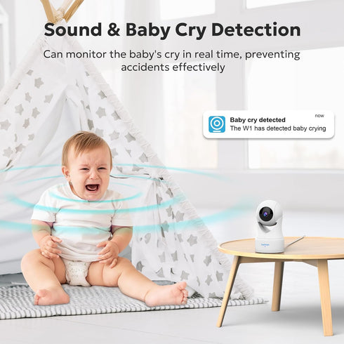 owltron Indoor Security Camera 2K, 360° Home Security Camera with Motion Detection and Night Vision