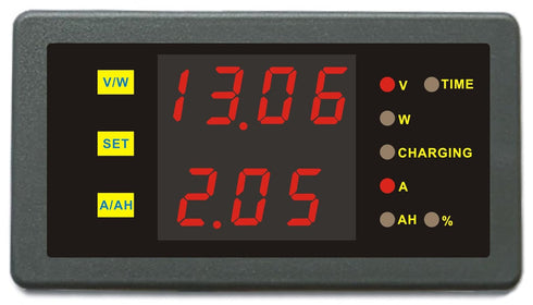 DC 0-90V 0-30A Voltage Current Capacity Power Combo Meter Battery Charge Discharge Monitor