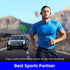 ZIOCOM Bone Conduction Headphones, Foldable Open Ear Headphones Bluetooth 5.3 Sports Wireless Earphones with Mic, IPX6 Sweatproof Waterproof Headset for Running, Cycling, Hiking, Driving