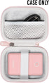 GETGEAR Case for miisso 6000mah Ultra Slim Power Bank, Built-in Cables (Rose)
