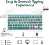 MMK Keyboard Case for iPad 10th Generation 10.9" 2022, Detachable Bluetooth Keyboard & Pencil Holder, Green