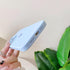 Jmltech Silicone Case for iPhone 13 Pro Max, Slim Blue Heart Design with Soft Microfiber Lining