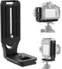 L Bracket Camera for DSLR - Real Single Vertical Horizontal Switching Tripod Quick Release Plate for Canon Nikon Sony