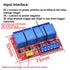 2PCS 4 Channel 24V Relay Module with Optocoupler, High or Low Level Trigger Expansion Board for Raspberry Pi Arduino
