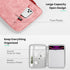 DTTO Tablet Sleeve Bag for New 13 Inch iPad Pro M4/iPad Air M2 2024, Waterproof Travel Case Bag, Pink