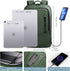 hk Backpack for Men Slim Business Backpack with USB Charger Lightweight Anti-theft Water Resistant Laptop Bag for