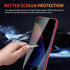 Privacy Screen Protector for iPhone 8 Plus/7 Plus, 3 Pack Tempered Glass Film, Anti-spy, Scratch Resistant, 9H Hardness