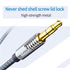 3.5mm Audio Cable 3FT Male to Male, Right Angle Aux Cord, Nylon Braided, Compatible with Beats and iPhone