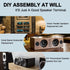 UBANU 2 Pack Speaker Box Terminal Cup, Round Spring Subwoofer Box Terminals Binding Post Wire Connector for Car Speaker