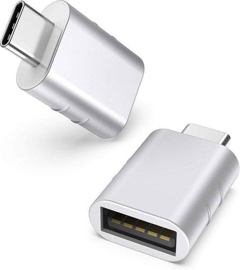 Syntech USB C to USB Adapter (2 Pack), USB-C Male to USB 3.0 Female Adapter for iPhone 16 Pro Max and MacBook