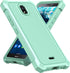 Ailiber Mint Green Nokia C100 Phone Case, Dual Layer Structure Protection with Shockproof Corners TPU Bumper