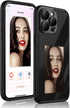 Smart Ink Black Screen Projection Phone Case for iPhone 13 Pro Max, Customizable Ink Screen Back Cover
