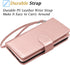 Takfox 11, 11 6.1 11-Rose Wallet Case for iPhone iPhone Leather Wallet Case with ID Credit Card Holder Slots Folio Flip