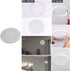 2pcs Round Ceiling Speaker Grill Covers for 8 Inch Speaker with Screws (White)