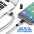 USB C Adapter 4-Pack, 2*C Female to Micro USB Male, 2*USB C to Mini 5-Pin USB Male, Compatible with GoPro, Galaxy