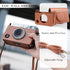 Rieibi Instax Mini EVO Case, Vintage PU Leather Protective Case for Fuji Instax Mini EVO Instant Camera - Brown