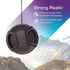 CamDesign 58MM Snap-On Front Lens Cap Cover Compatible with Canon, Nikon, Sony, Pentax All DSLR Lenses Black