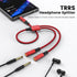 MOSWAG Headphone Mic Splitters Adapter Audio Headphone Connector Mutual Convertors for Gaming Headset, PS4, Xbox One, Notebook, Mobile Phone and Tablet
