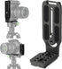 Bestoct DSLR Camera L Bracket with 1/4" & 3/8" Screw Hole, Vertical Horizontal