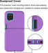 Heavy Duty Armor Case for Samsung Galaxy A12 6.5", Rugged Shockproof Dual Layer Hybrid Cover with Silicone Bumper,