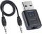 QIANRENON Car Bluetooth 5.0 Receiver, USB/AUX Dual Interface Wireless Receiver for Music Streaming and Hands-Free