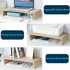 20 Inch Cozy TEAMIX Wood Monitor Stand Riser, Wooden Desktop Stand for PC/TV/Laptop/Printer, Monitor Riser