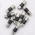 Taiss 20PCS F Type Coaxial Cable Compression Connectors, RG6 Compression Connectors (Black)