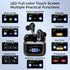 Wireless Earbuds with LCD Touch Screen, Bluetooth 5.3, Noise Cancelling, 32H Playback, IP4 Waterproof, 1.47" Screen