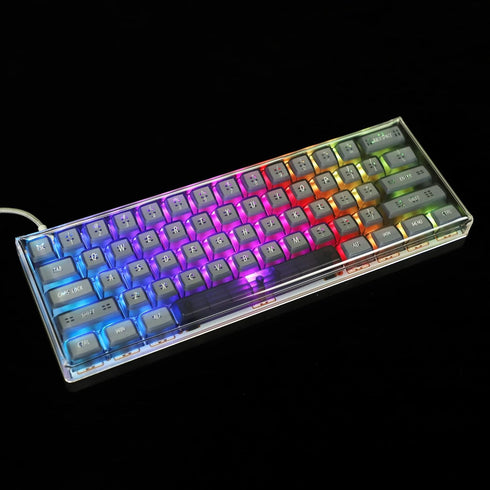 YMDK Mechanical Keyboard Dust Cover Keycap Lid Acrylic for 60% 61 64 Mechanical Keyboard