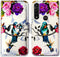 Case for Moto G Power 2020, Hummingbird in Flowers Leather Flip Wallet Cover with Card Slot and Kickstand