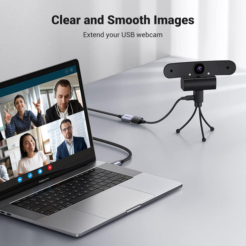 UGREEN USB 3.0 Extension Cable 2 Pack (6 FT + 6 FT) - Nylon Braided, Compatible with Webcam, Camera, Phone, and More.