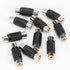 RCA Female to Female Coupler - 3 Pack Audio Video RCA Adapter Connector Gold Plated Jack to Jack Converter