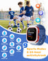 Smart Watch for Kids Girls Boys, Fitness Tracker with Pedometer, Heart Rate Monitor, IP68 Waterproof, Blue