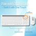 MANHATTAN Set 2.4 180580 Wireless Keyboard and Mouse Bluetooth & GHz for Multi-Device Switching Wireless Keyboard