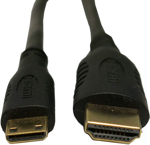 HDMI Cable for Canon EOS 90D Camera, High-Speed 4K Mini HDMI to HDMI, 6 Feet Gold Plated DSLR Cable
