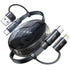 LISEN 60W PD3.0 Fast Retractable Charger, 5-in-1 Lightning Cable for MacBook Pro Air, Samsung Galaxy S24 S23 S20,