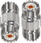 2PCS PL259 UHF Coax Adapter Cable Gender Changers, SO239 Coax Connector Female to Female for CB Radio