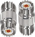 2PCS PL259 UHF Coax Adapter Cable Gender Changers, SO239 Coax Connector Female to Female for CB Radio