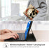 Skull Roses Keyboard Case for Kindle Fire HD 10 and Fire HD 10 Plus Tablet, 11th Generation 2021 Release, Slim Stand