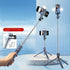 XIHAMA 1 17, 50 inch) Selfie Stick with Light, All in Extendable Tripod Stand with Wireless Remote, Portable Mobile