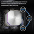 Frozen 240 3300RPM,12CM AM4/AM5,Intel 1150/1151/1200/2011/1700,Computer Thermalright Edge White CPU Liquid