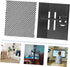 MERRYHAPY Multifunctional Monitor Shelf for Small Spaces No Drill TV Stand for Cable Box Black Screen Storage Bracket